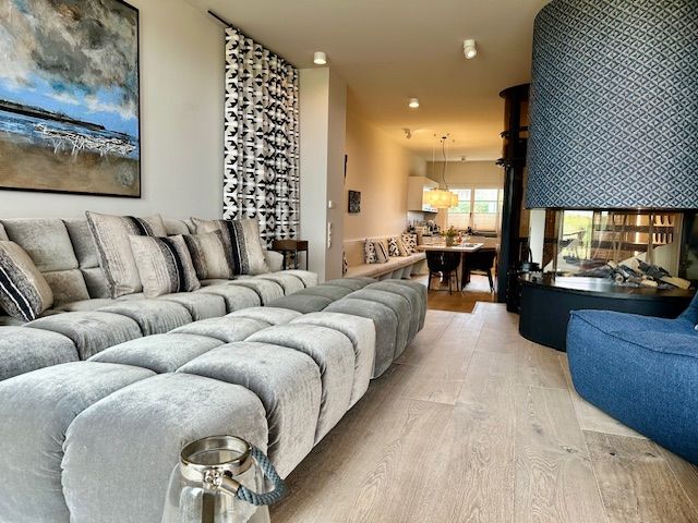 1. Reihe am Wattenmeer! Unvergleichlicher Meerblick! Beachhouse der Superlative zur Ferienvermietung